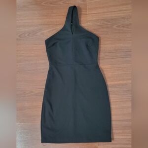 Lulu's Black Strapless Dress